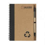 Recycling Notizbuch A5 schwarz