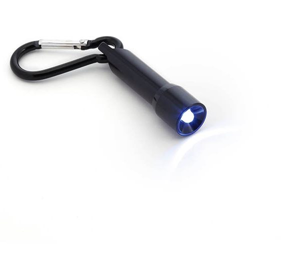 Mini LED Schlüsselanhänger schwarz