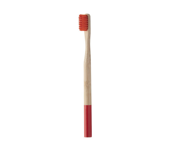 Bambus-Zahnbürste Colour rot