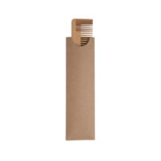 Natur Bambus-Kamm mit Kraftpapier Verpackung