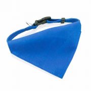 Schickes Dreieckstuch am Halsband für Hunde in blau