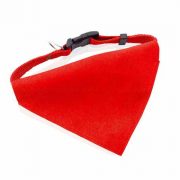 Schickes Dreieckstuch am Halsband für Hunde in rot